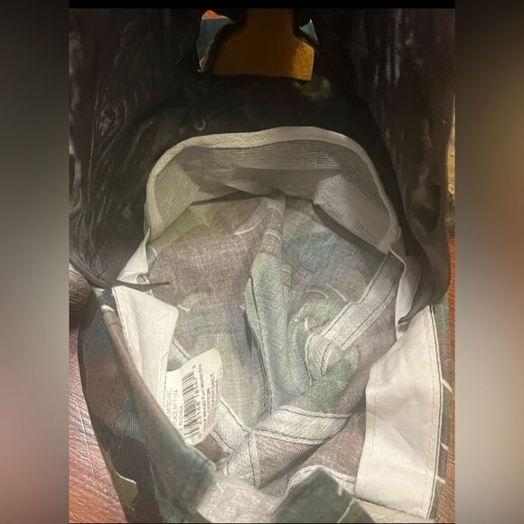 Fun World Monster Mask Halloween Skull Skeleton Baseball Hat Camouflage Scary - Picture 8 of 8